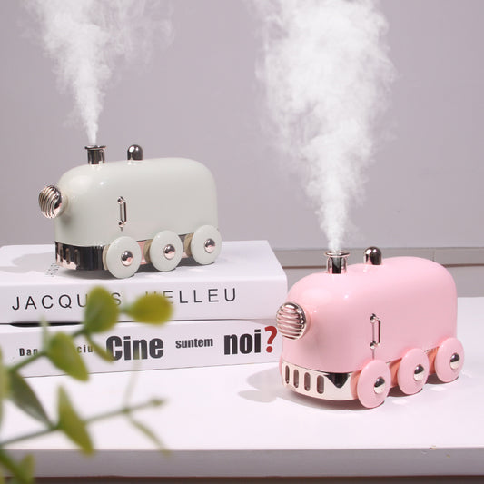 Small train humidifier new home retro mute mini usb