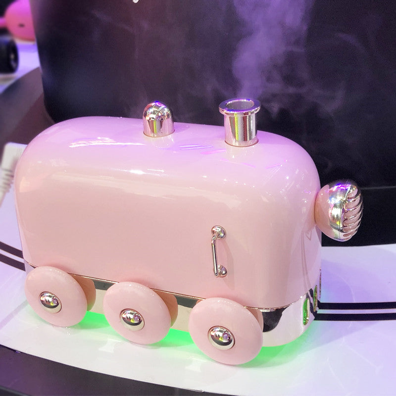 Small train humidifier new home retro mute mini usb